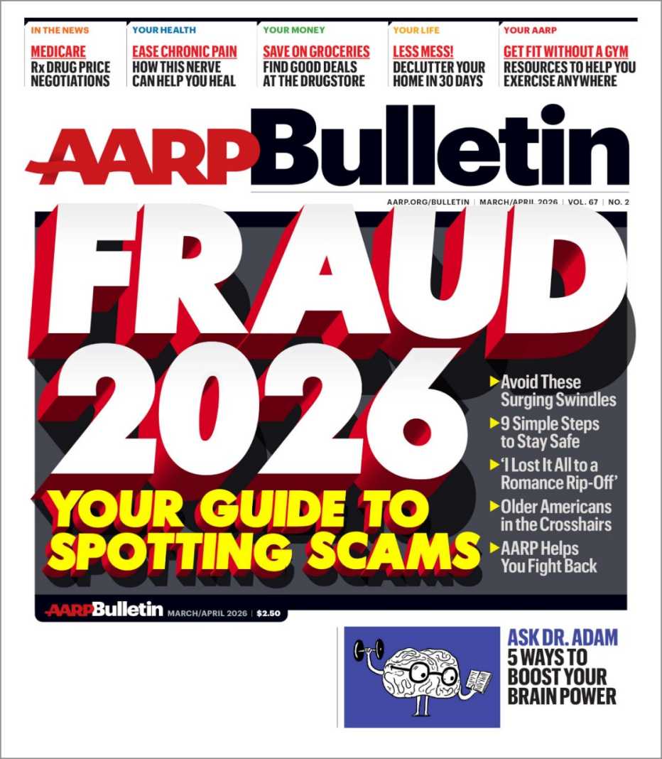 cover of aarp bulletin march/april 2026